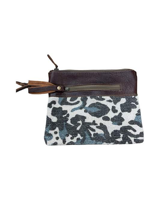 Wristlet By Myra In Brown & Cream, Size:Small