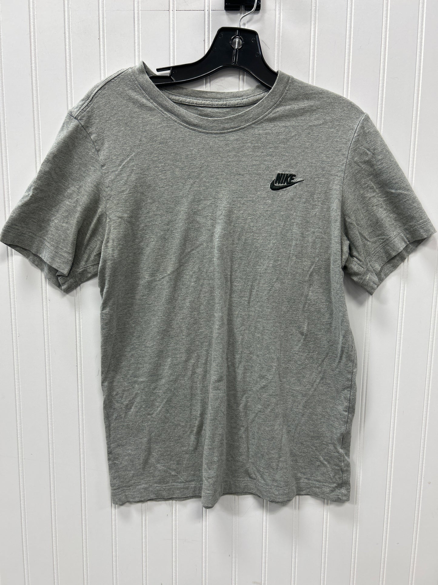 Athletic Top Ss By Nike Apparel In Grey, Size:S