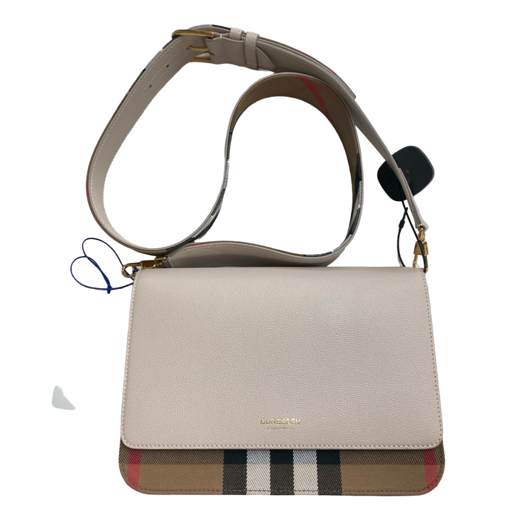 Handbag Luxury Designer By Burberry In Tan, Size:Medium