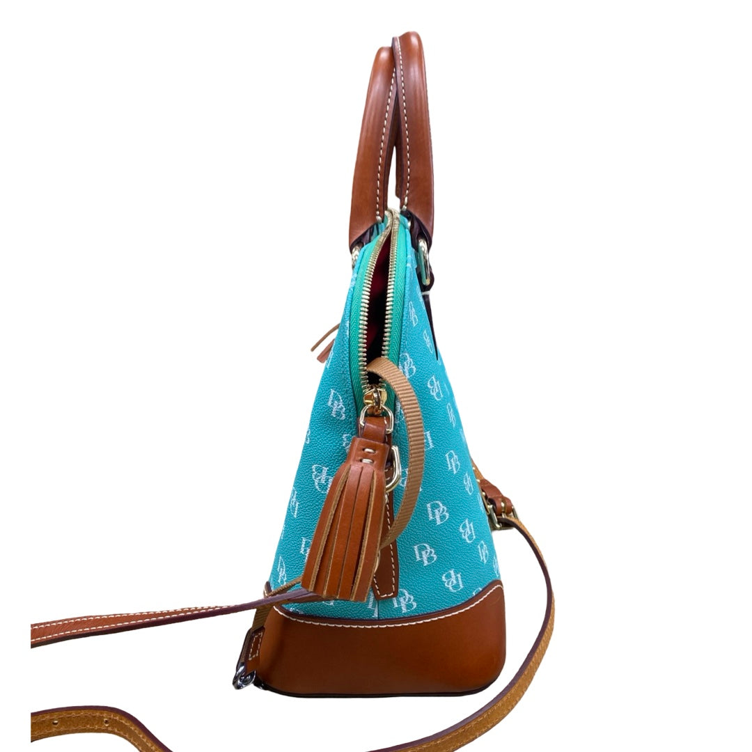 Handbag Designer By Dooney And Bourke In Green, Size:Medium