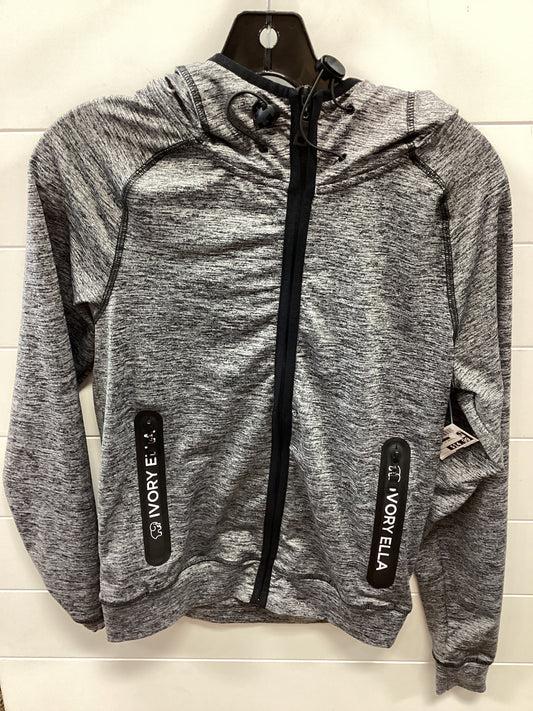 Athletic Top Ls Hoodie By Ivory Ella In Grey, Size:M