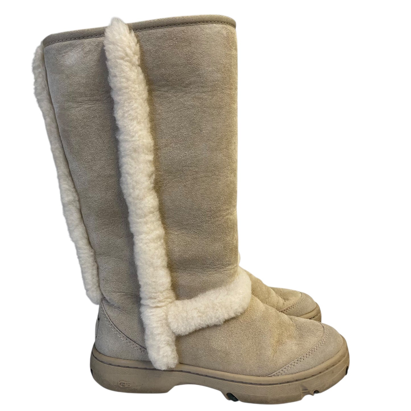 Boots Designer By Ugg In Cream, Size:6