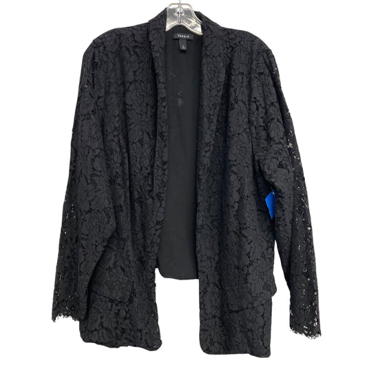 Blazer By Torrid In Black, Size:4X