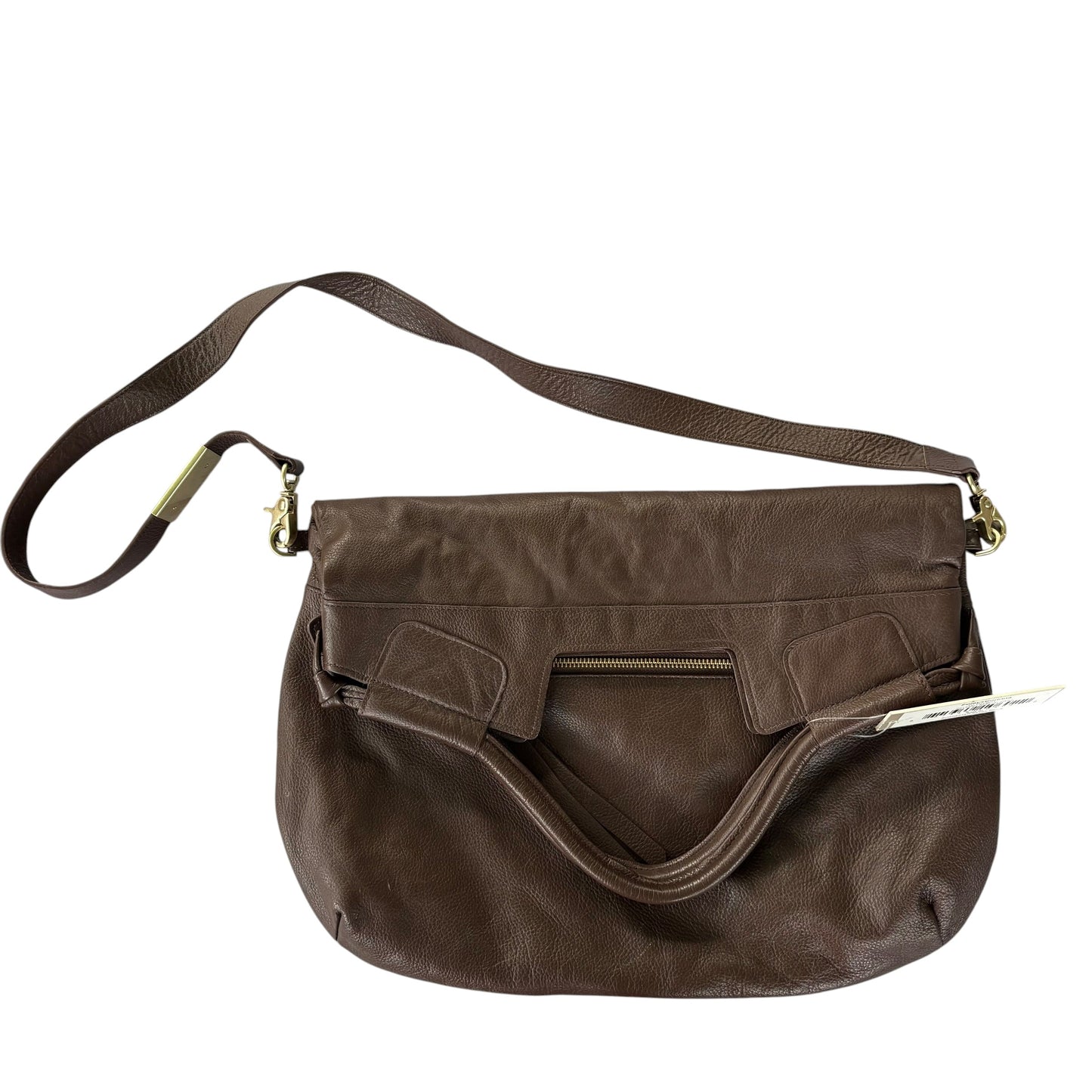 Handbag Leather By Foley + Corinna, Size: Medium