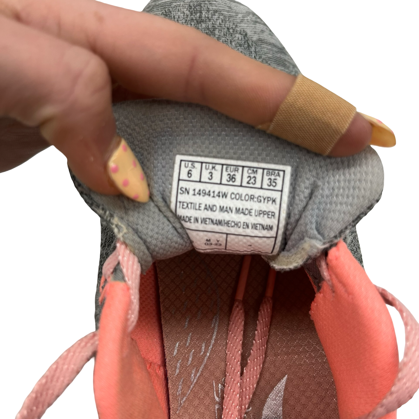 Shoes Sneakers By Skechers In Grey & Orange, Size:6