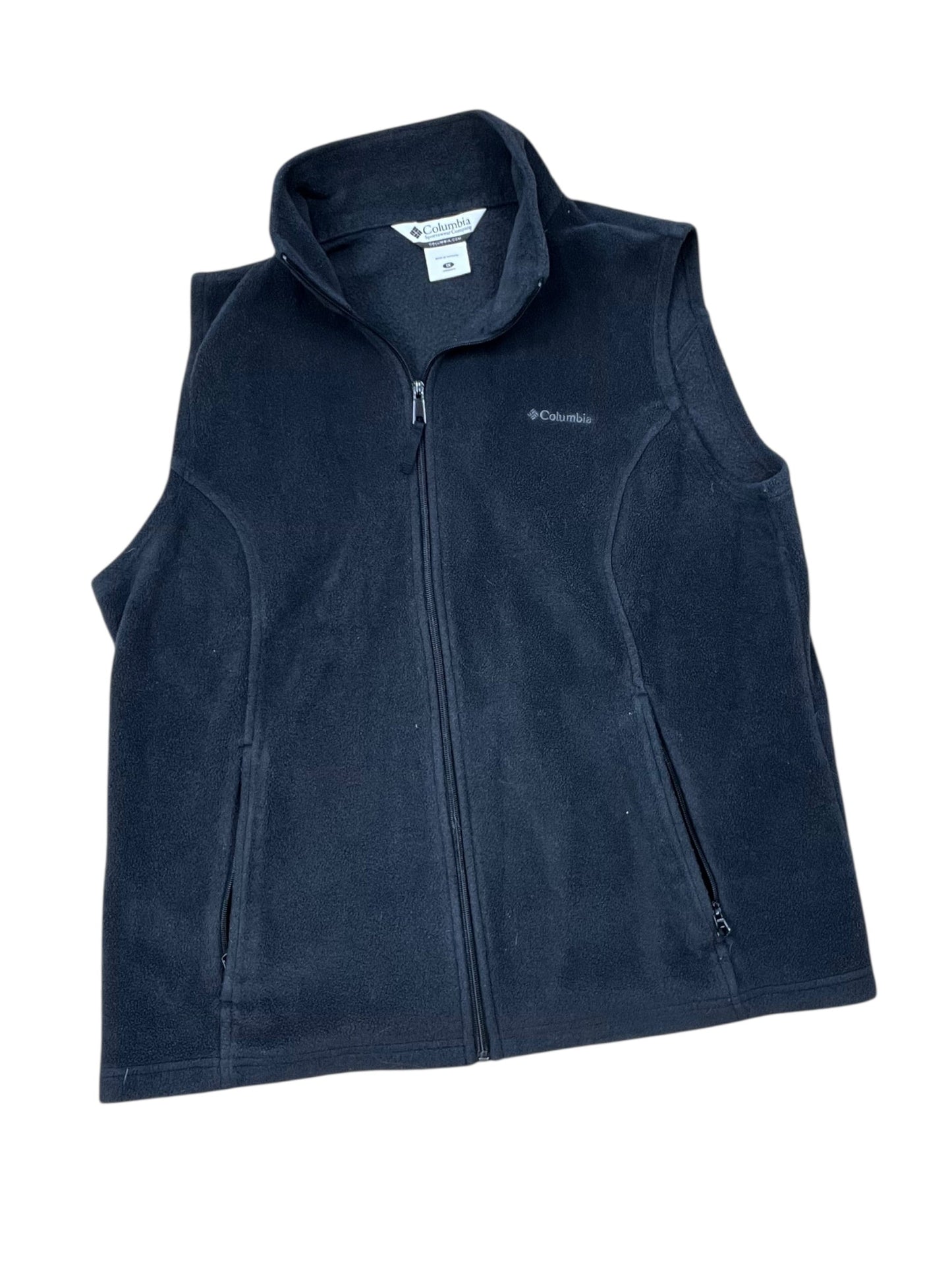 Vest Fleece By Columbia In Black, Size:1X
