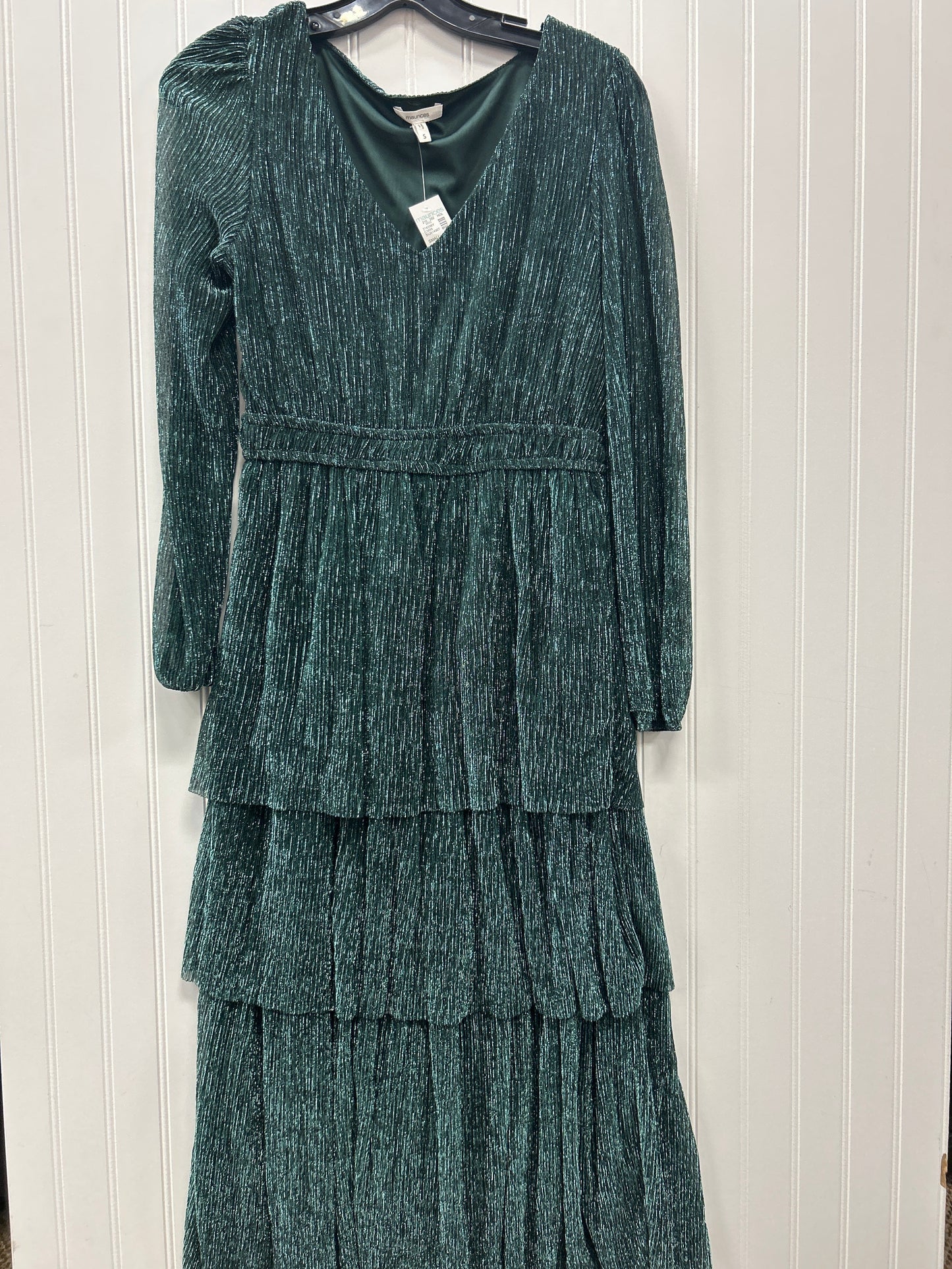 Dress Casual Maxi By Maurices In Green, Size:S