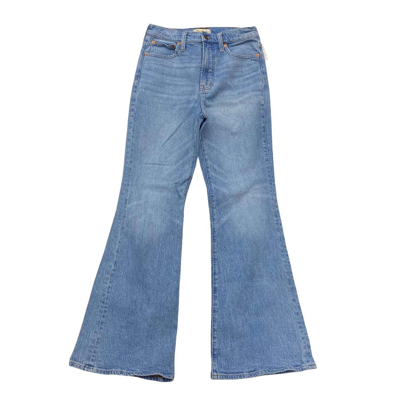 Jeans Flared By Madewell In Blue Denim, Size:2