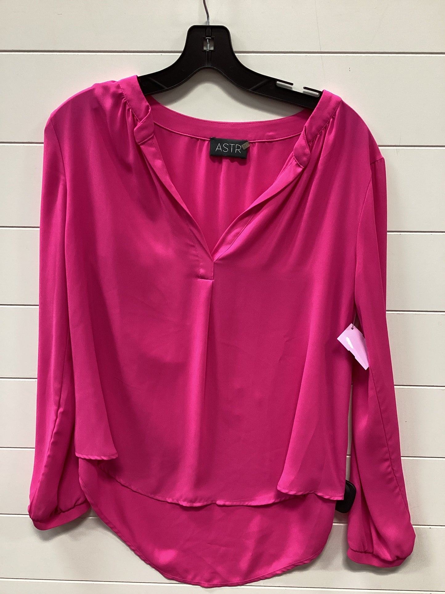 Top Ls By Astr In Pink, Size:S