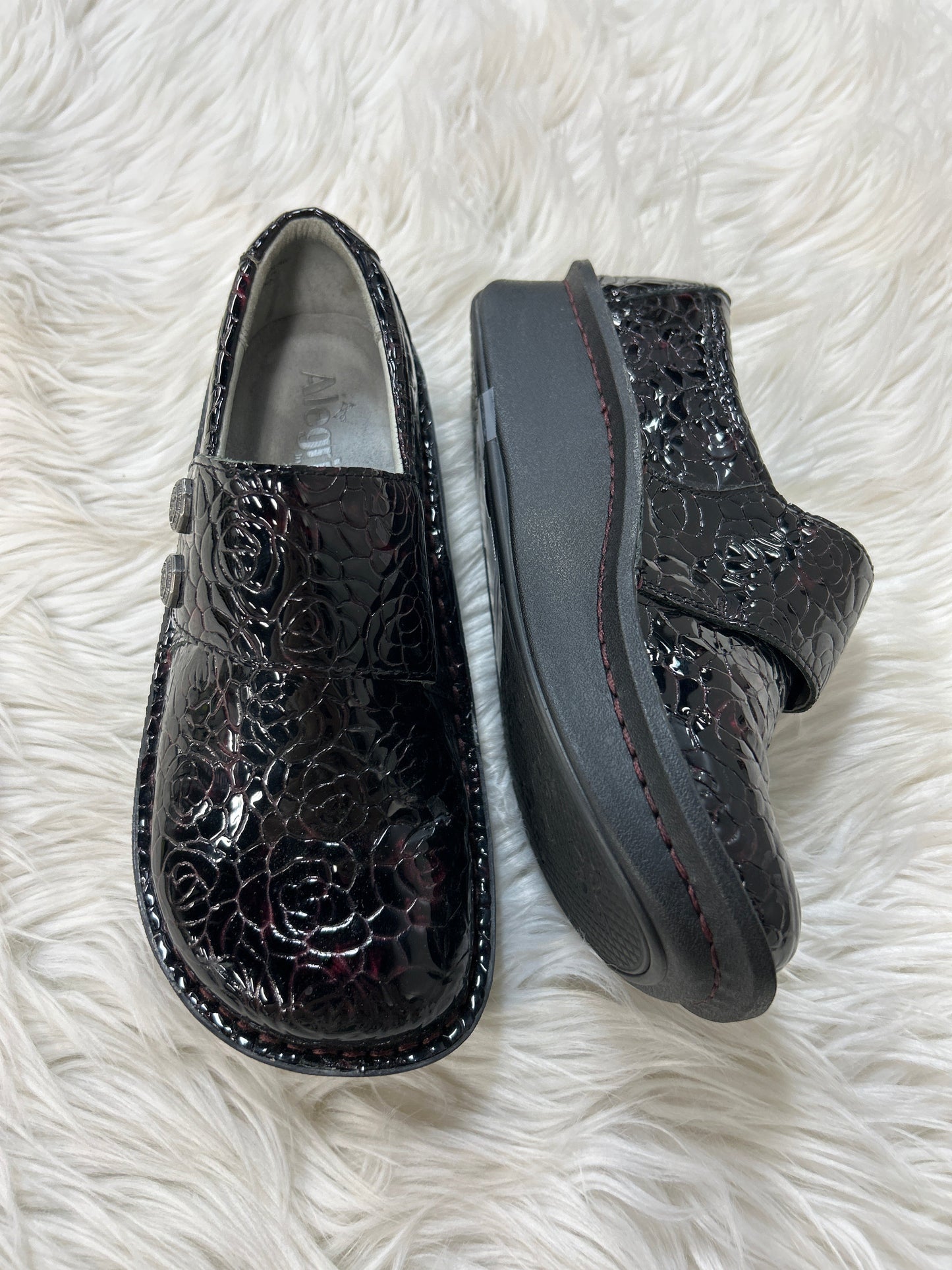 Shoes Flats By Alegria In Black, Size:7