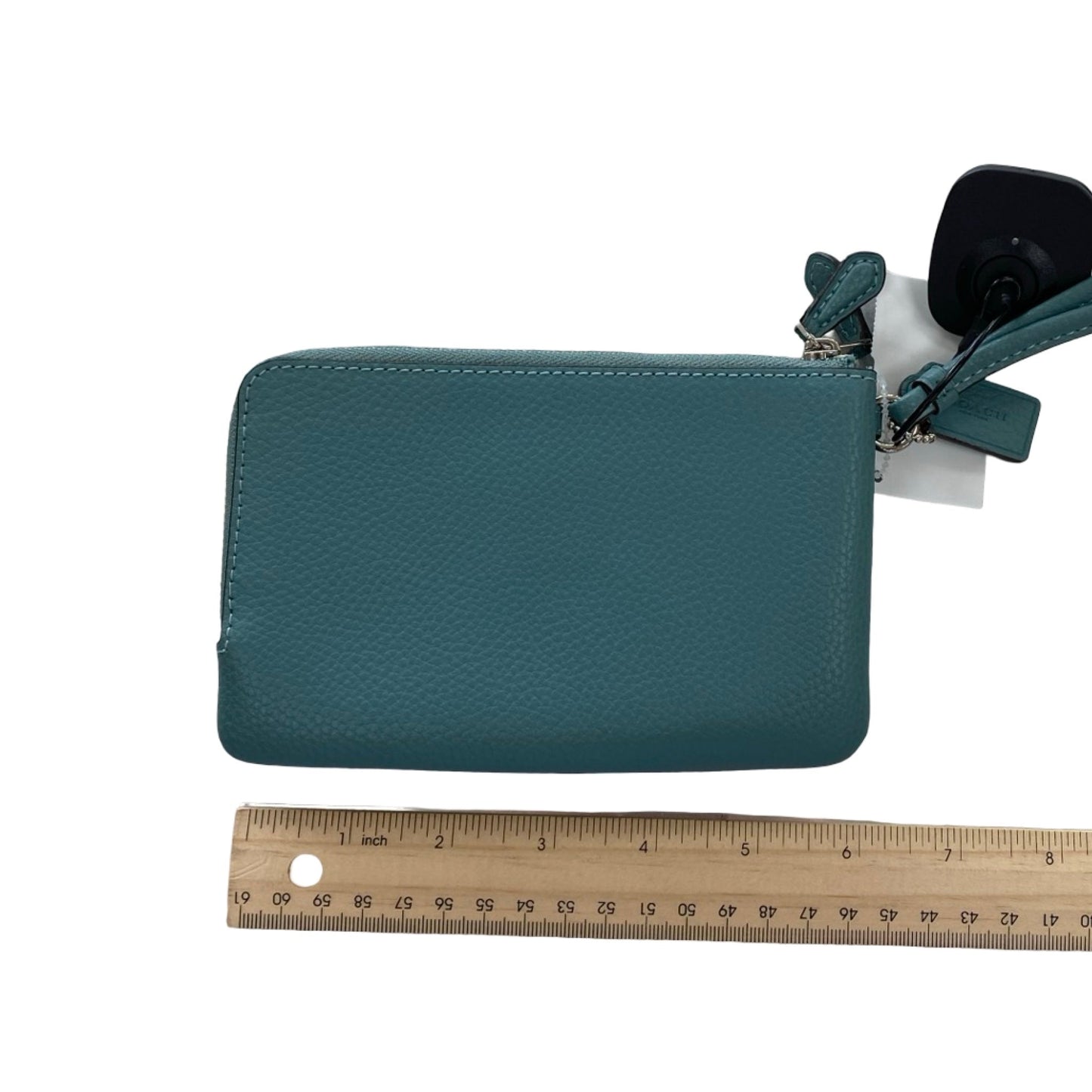 Wallet Designer By Coach In Teal, Size:Medium