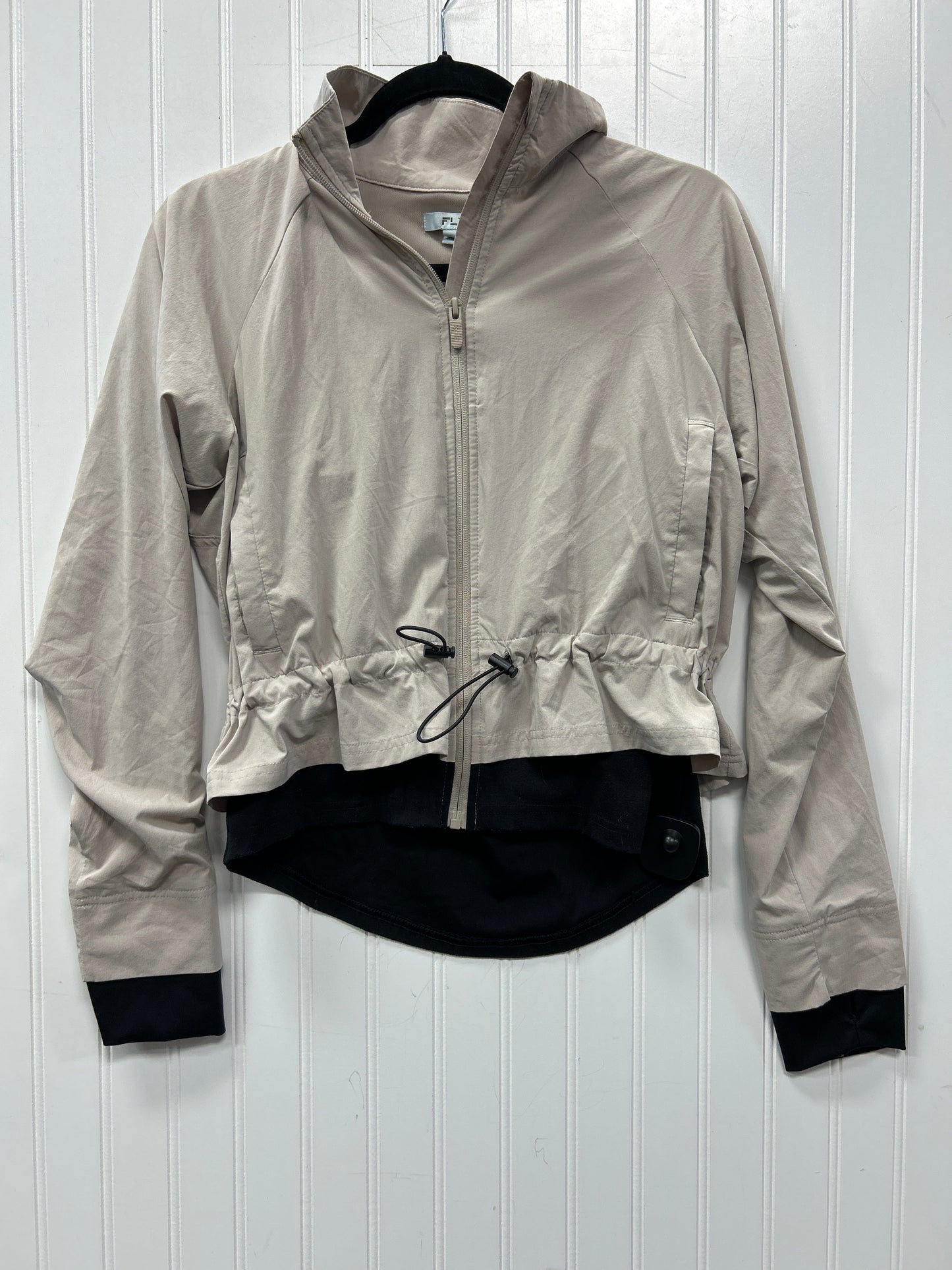 Athletic Jacket By Flx In Taupe, Size:Xs