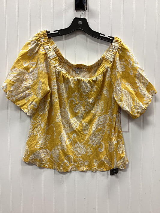 Top Ss By Chicos In Yellow, Size:L