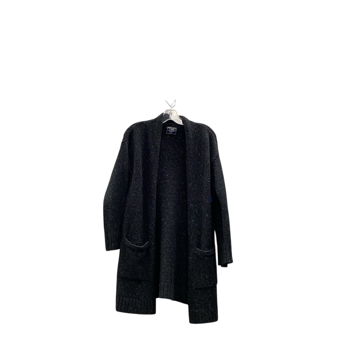 Sweater Cardigan By Abercrombie And Fitch In Black & Grey, Size:Xs