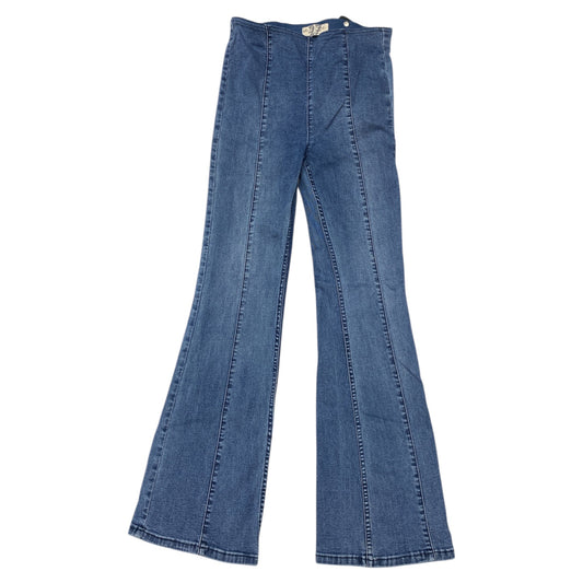 Jeans Flared By We The Free In Blue Denim, Size:4