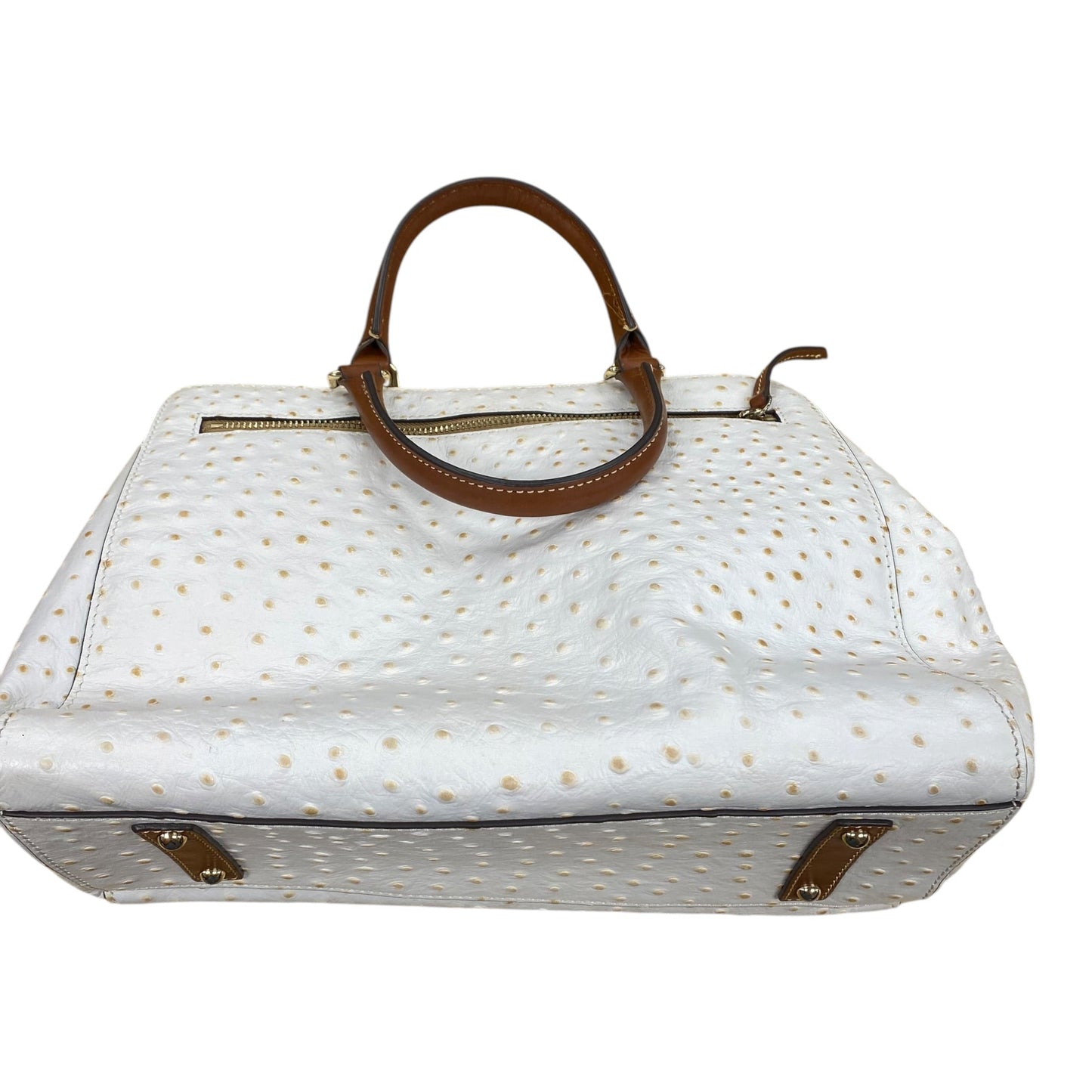 Handbag Designer By Dooney And Bourke In White, Size:Large