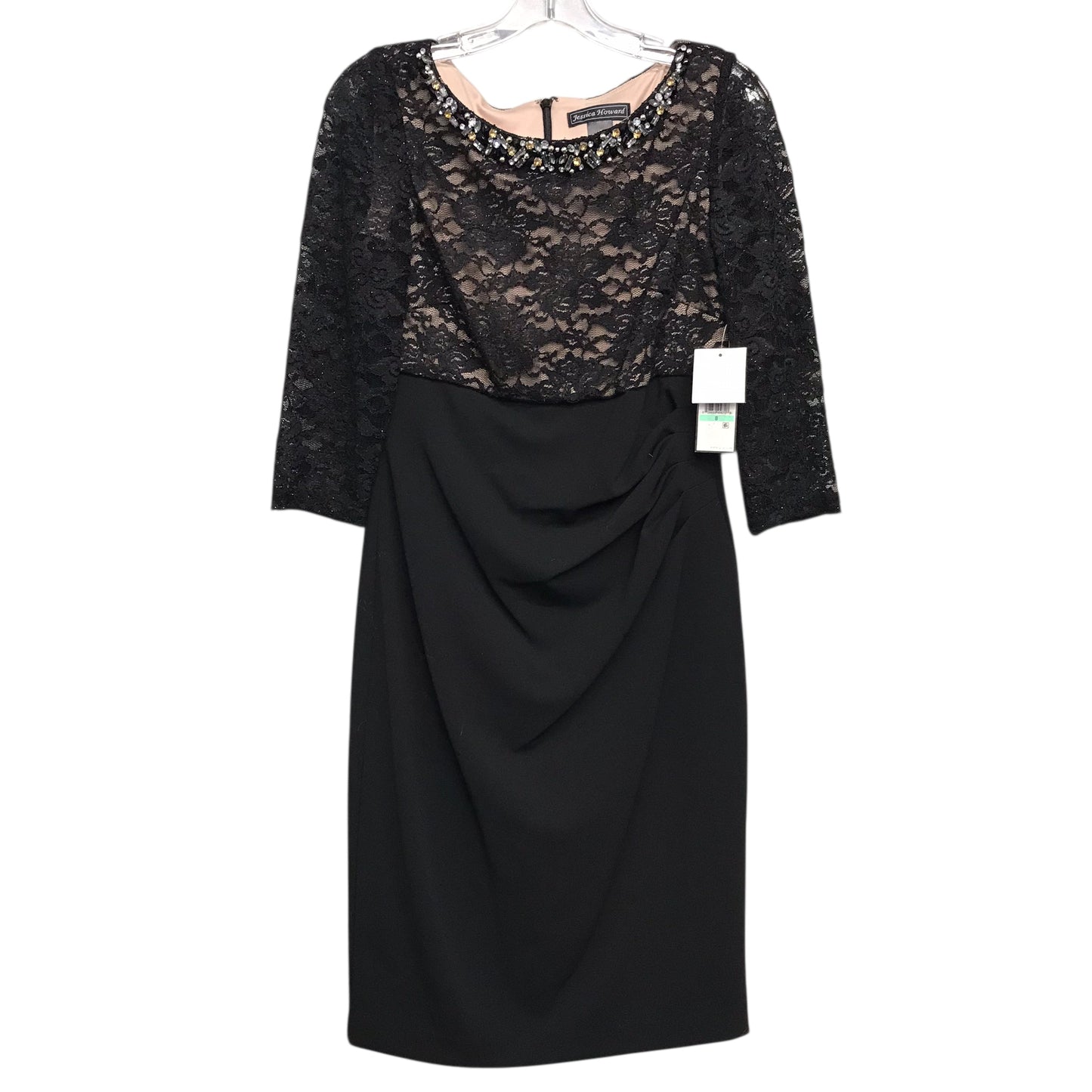 Dress Party Short By Jessica Howard In Black & Tan, Size:M