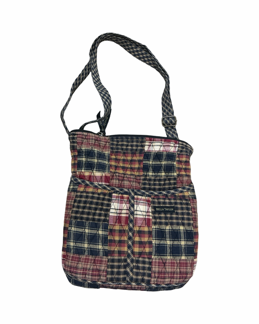 Crossbody By Clothes Mentor In Black & Red, Size:Medium