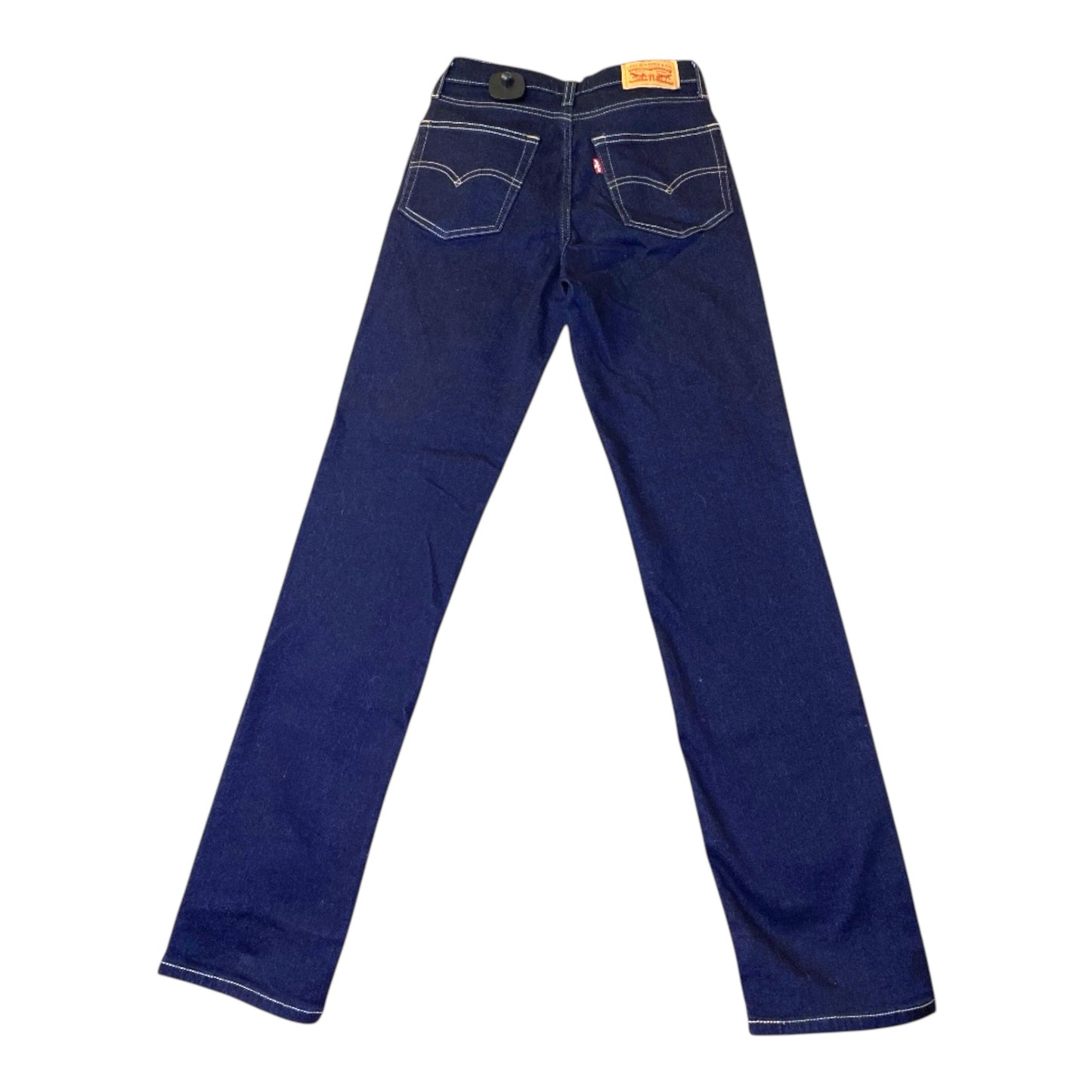 Jeans Skinny By Levis In Blue Denim, Size:2