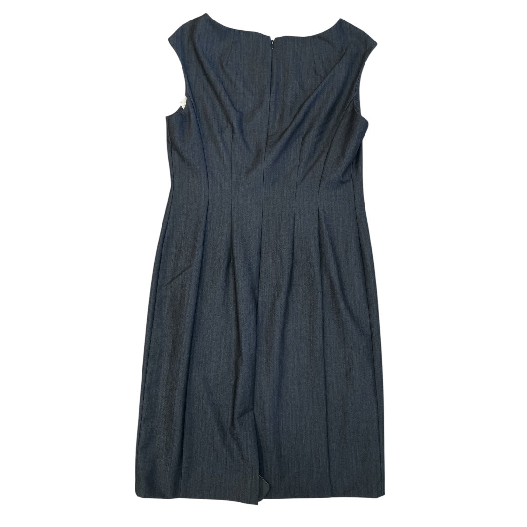 Dress Casual Midi By Calvin Klein In Navy, Size:10