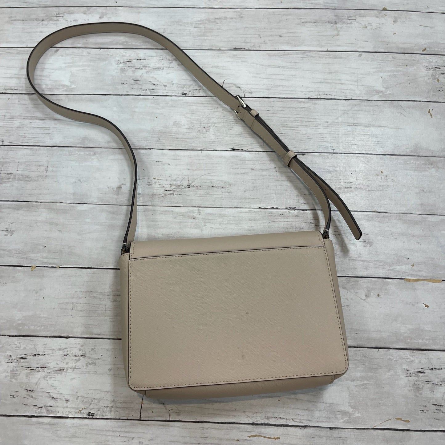 CREAM CROSSBODY DESIGNER by KATE SPADE Size:MEDIUM