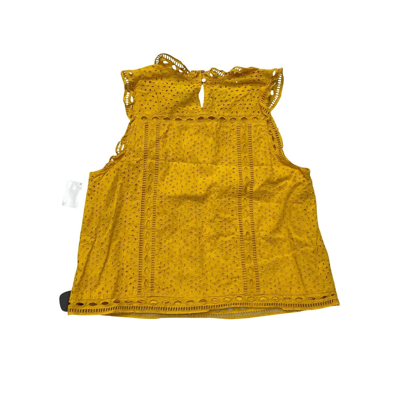 Top Sleeveless By Maeve In Yellow, Size:14