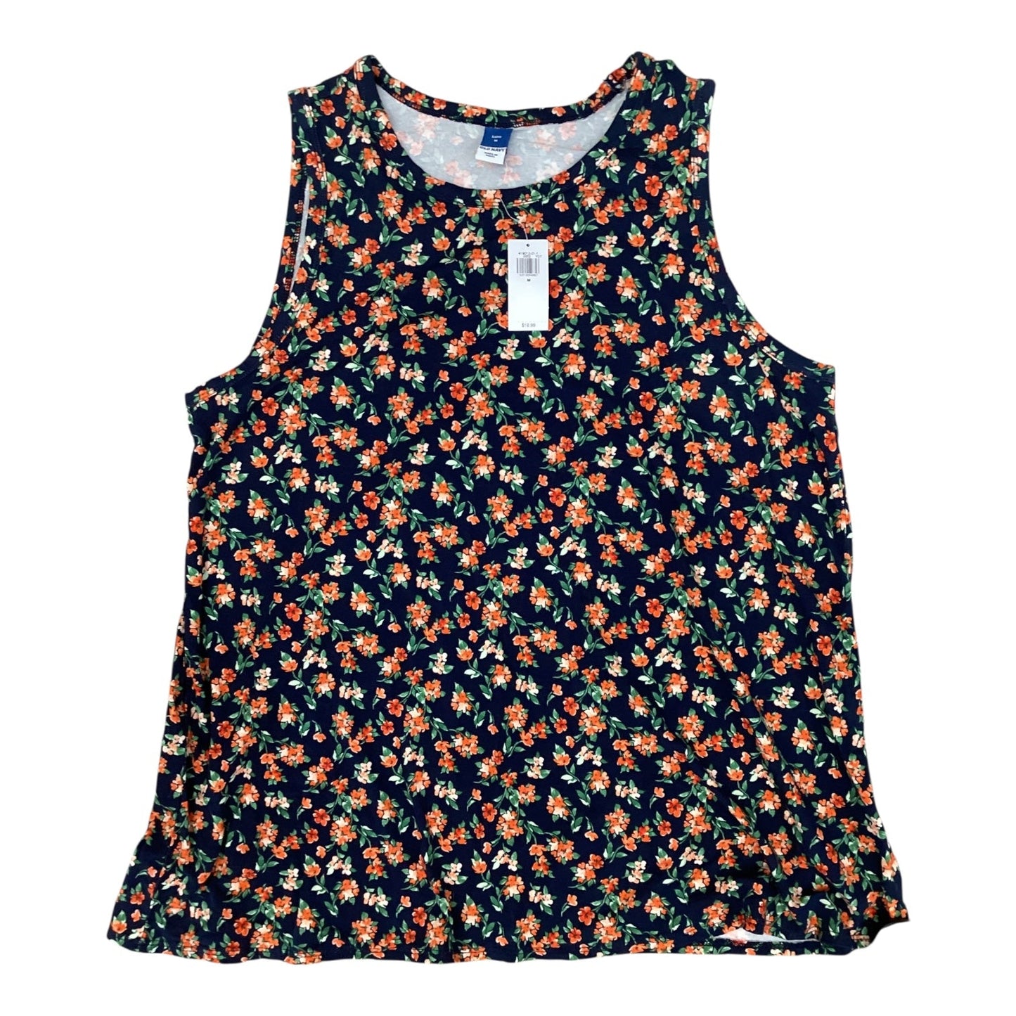 Top Sleeveless By Old Navy In Blue & Orange, Size:M