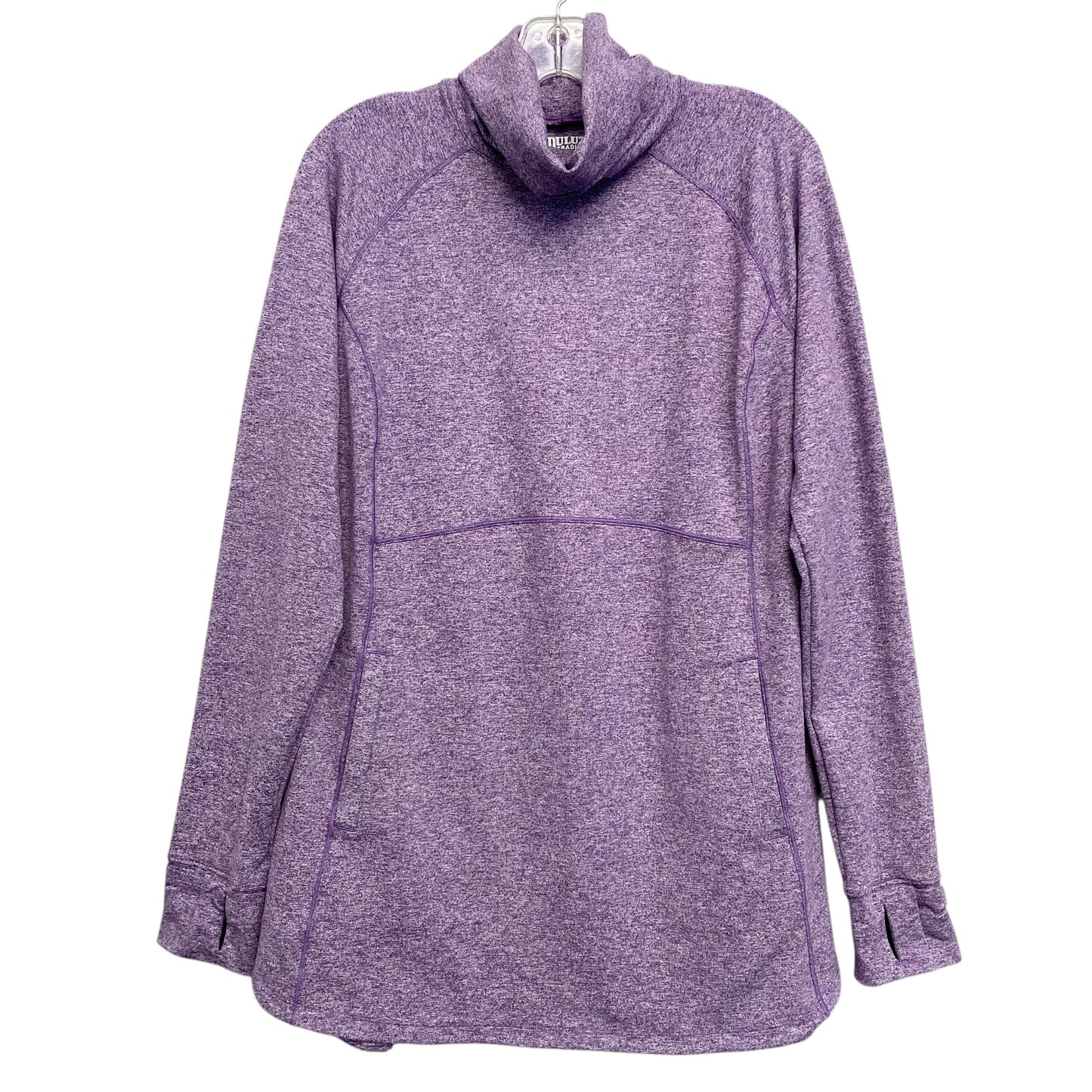 Athletic Top Ls Collar By Duluth Trading In Purple, Size:M