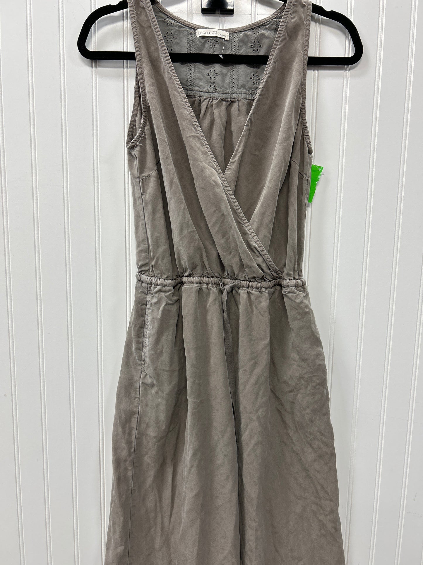 Jumpsuit By Be Cool In Tan, Size:S