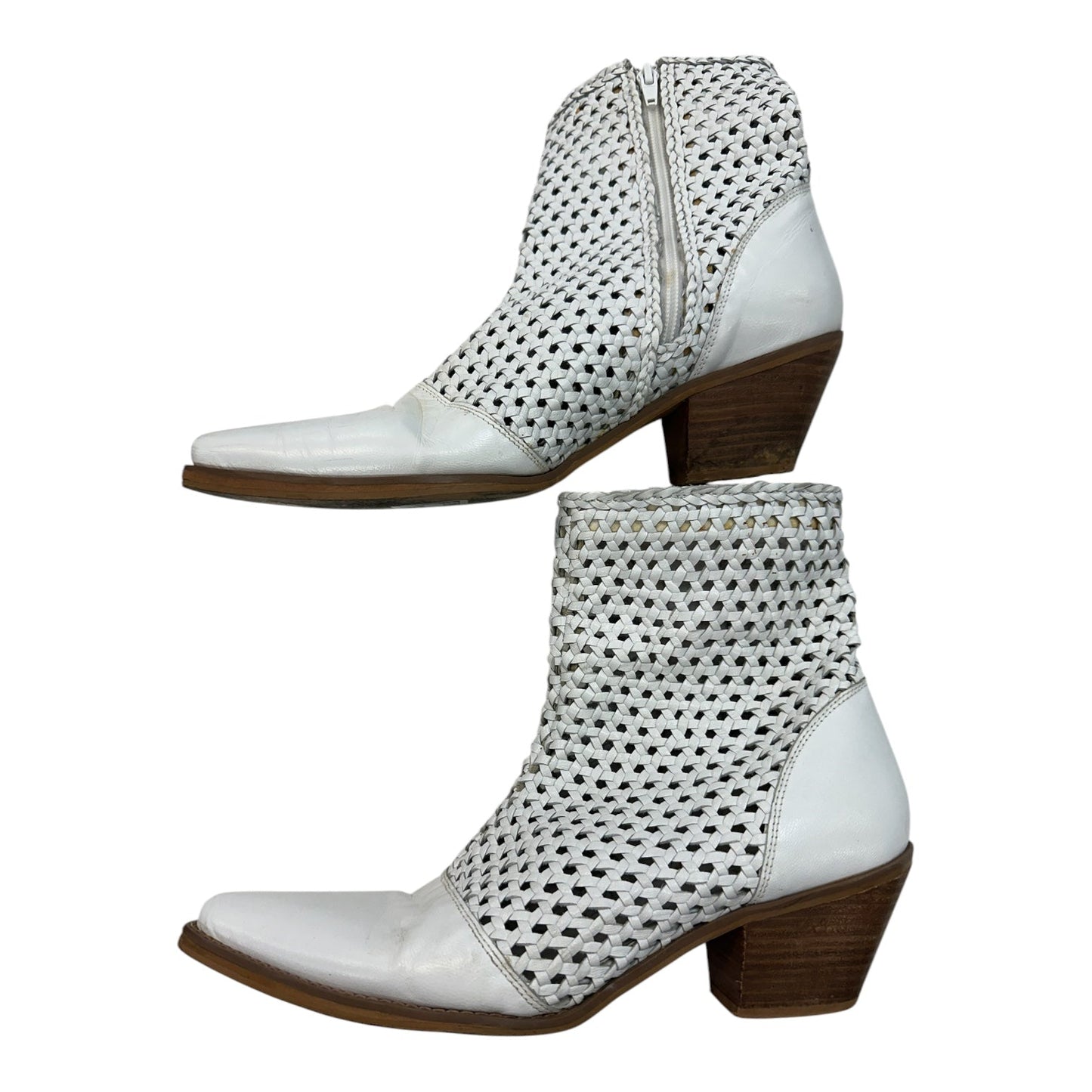 Boots Western By Coconuts In White, Size:10