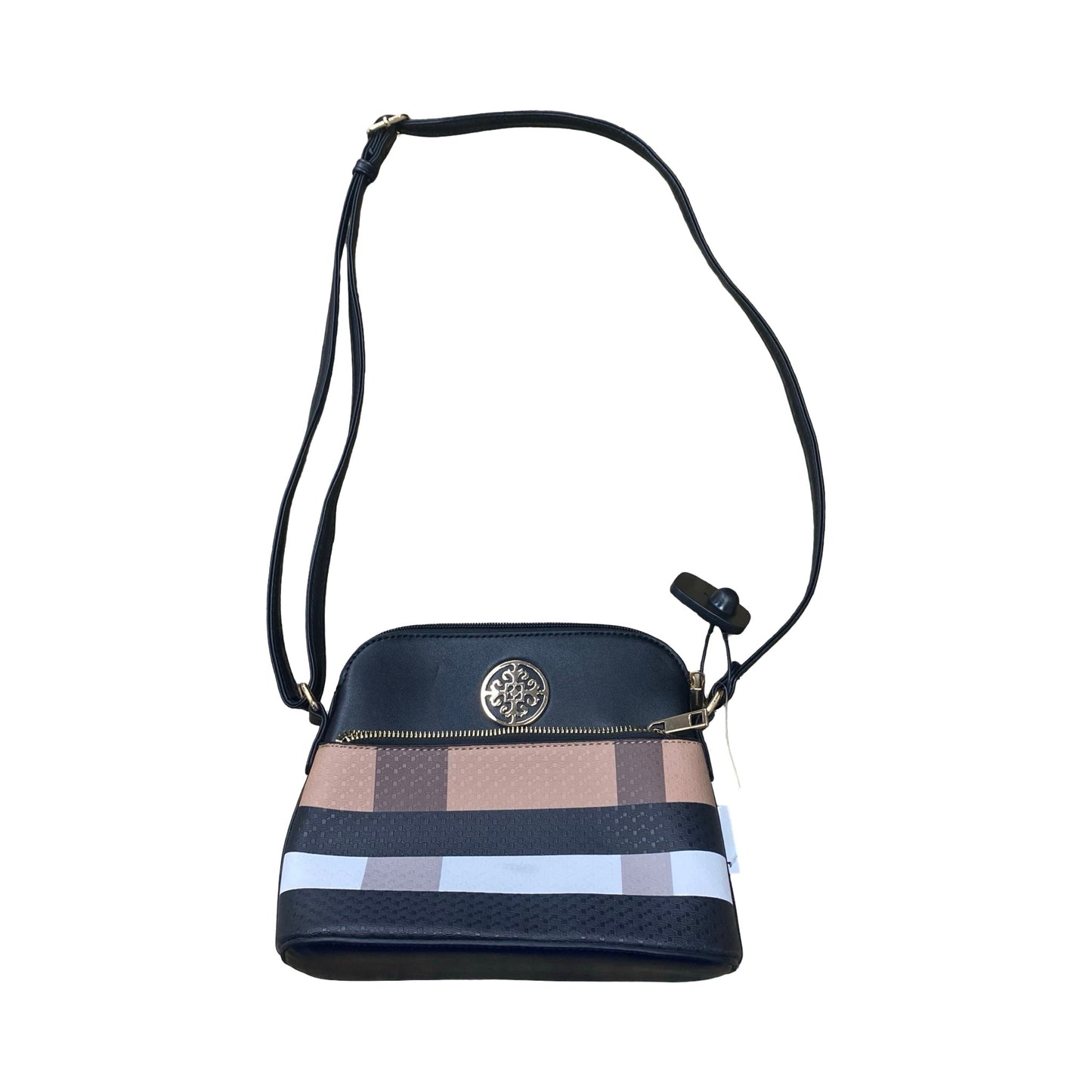 Handbag By Cmc In Plaid Pattern, Size:Small