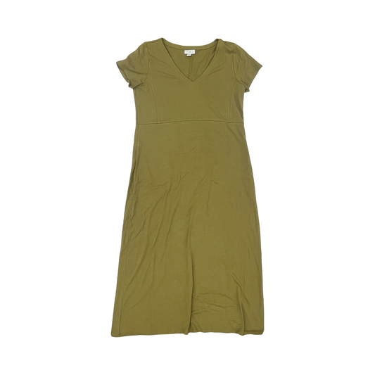 Dress Casual Midi By J. Jill In Green, Size:S