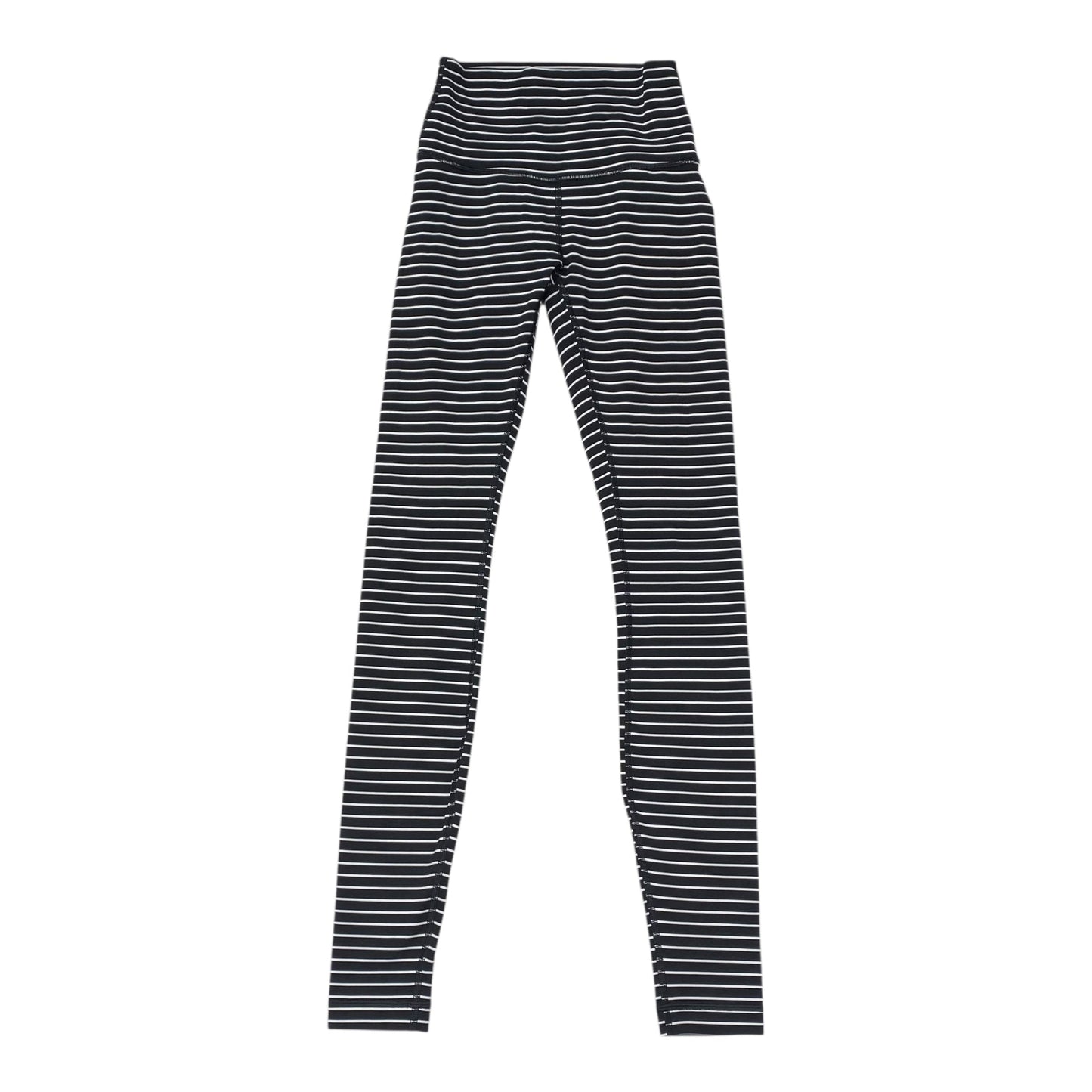 Athletic Leggings By Lululemon In Striped Pattern, Size:2