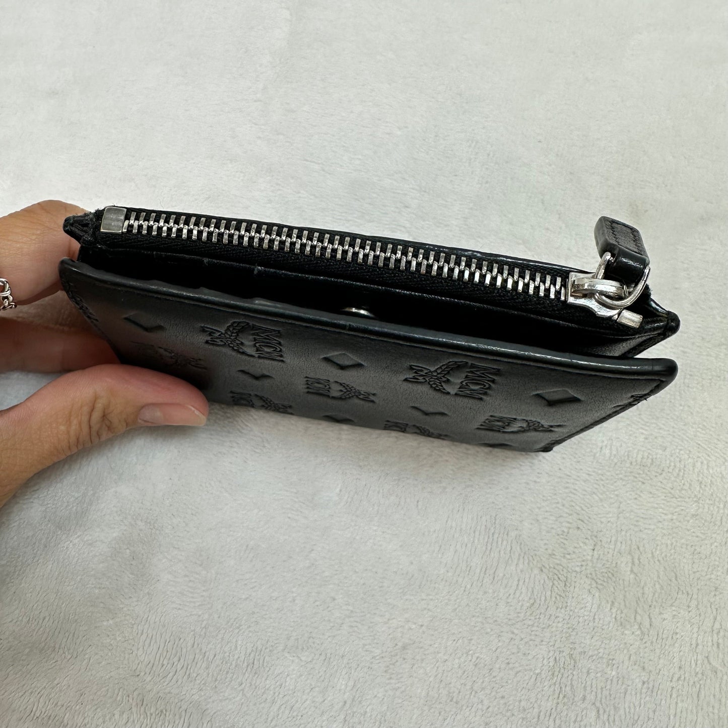 Mini Klara Bifold Card Wallet Luxury Designer By Mcm, Size: Small