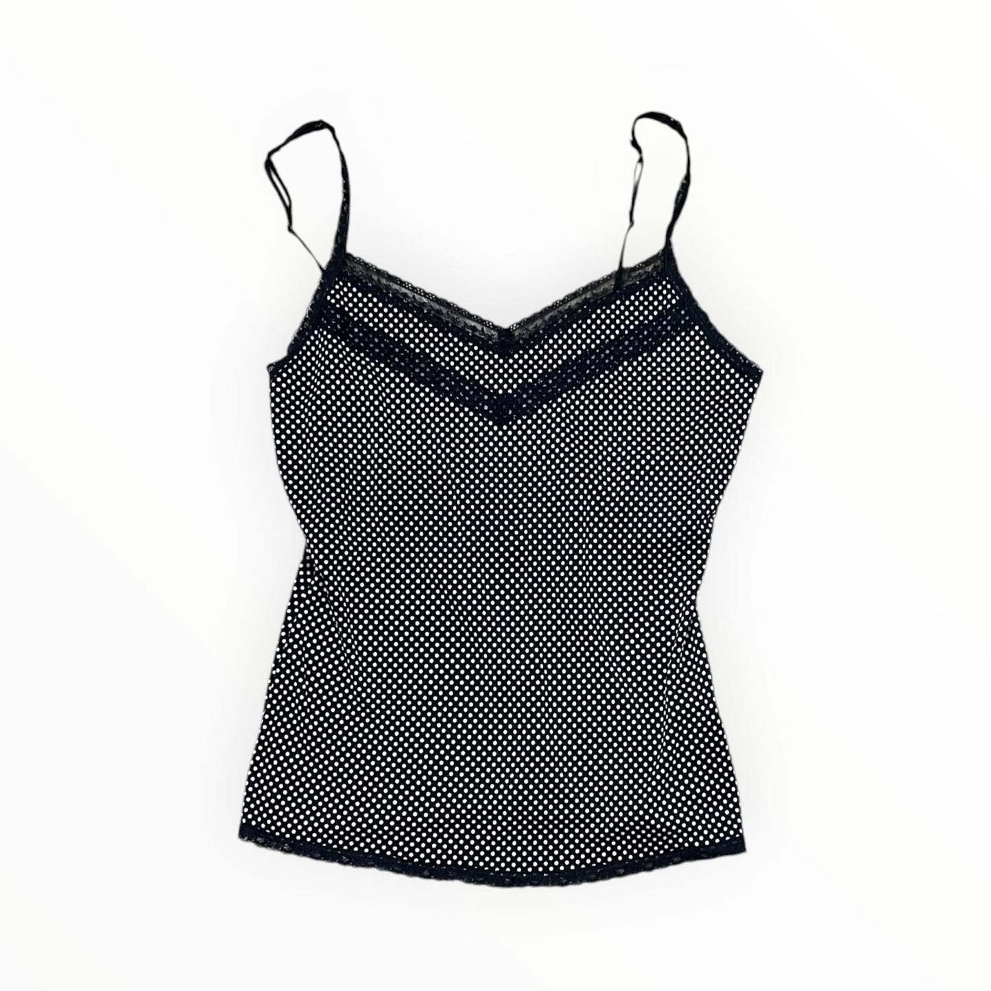 Top Cami By Limited In Black & Pink, Size:M
