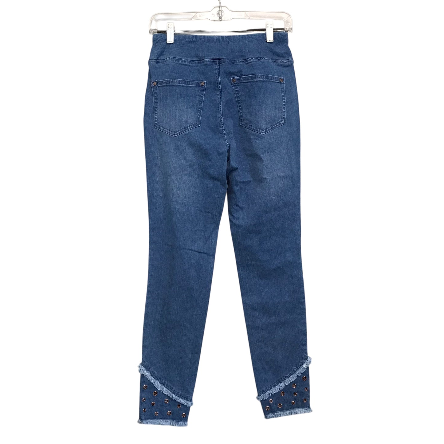 Jeans Straight By Belle By Kim Gravel In Blue Denim, Size:4