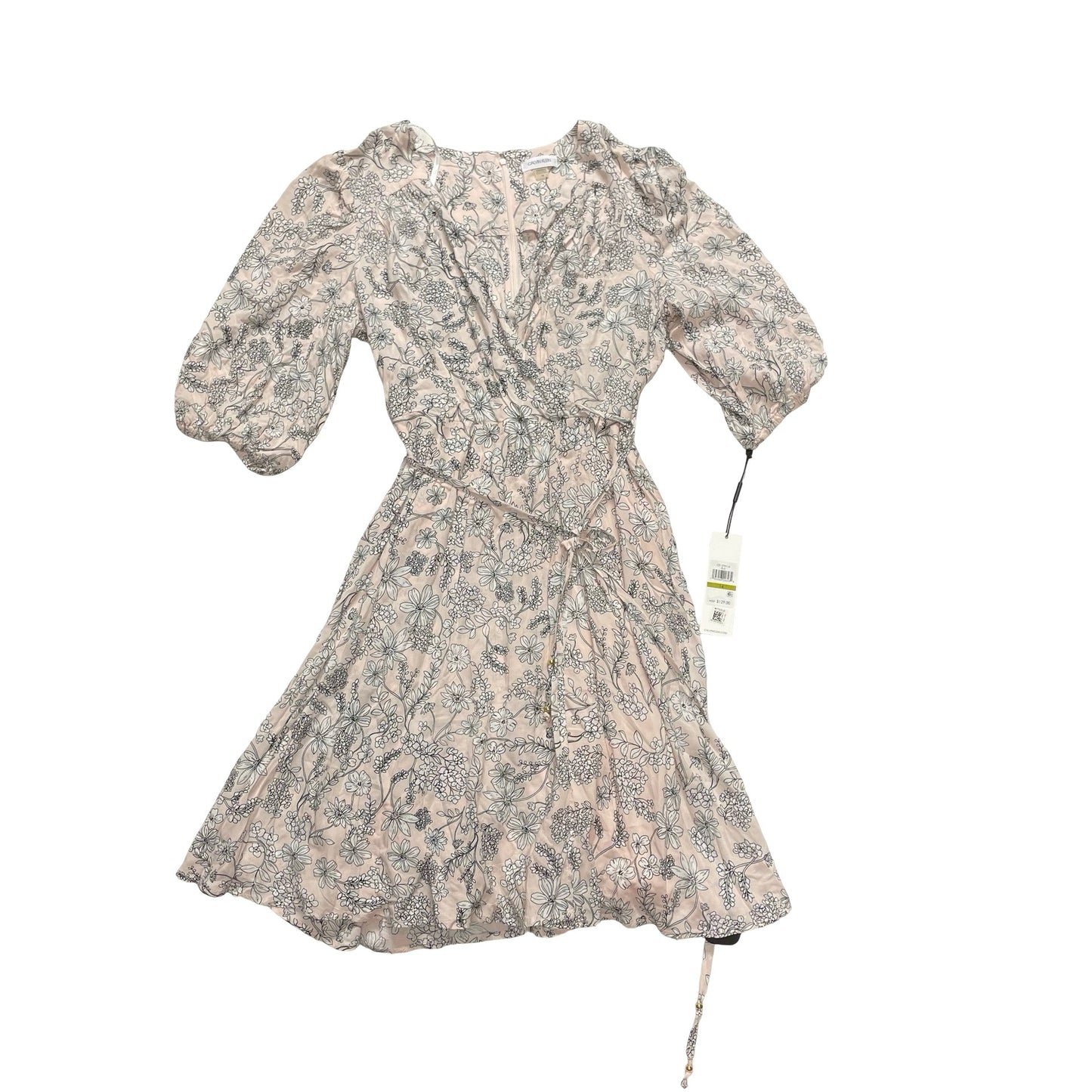 Dress Casual Short By Calvin Klein In Floral Print, Size:14