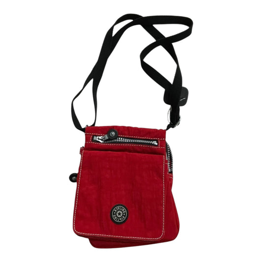 Handbag By Kipling In Red, Size:Small