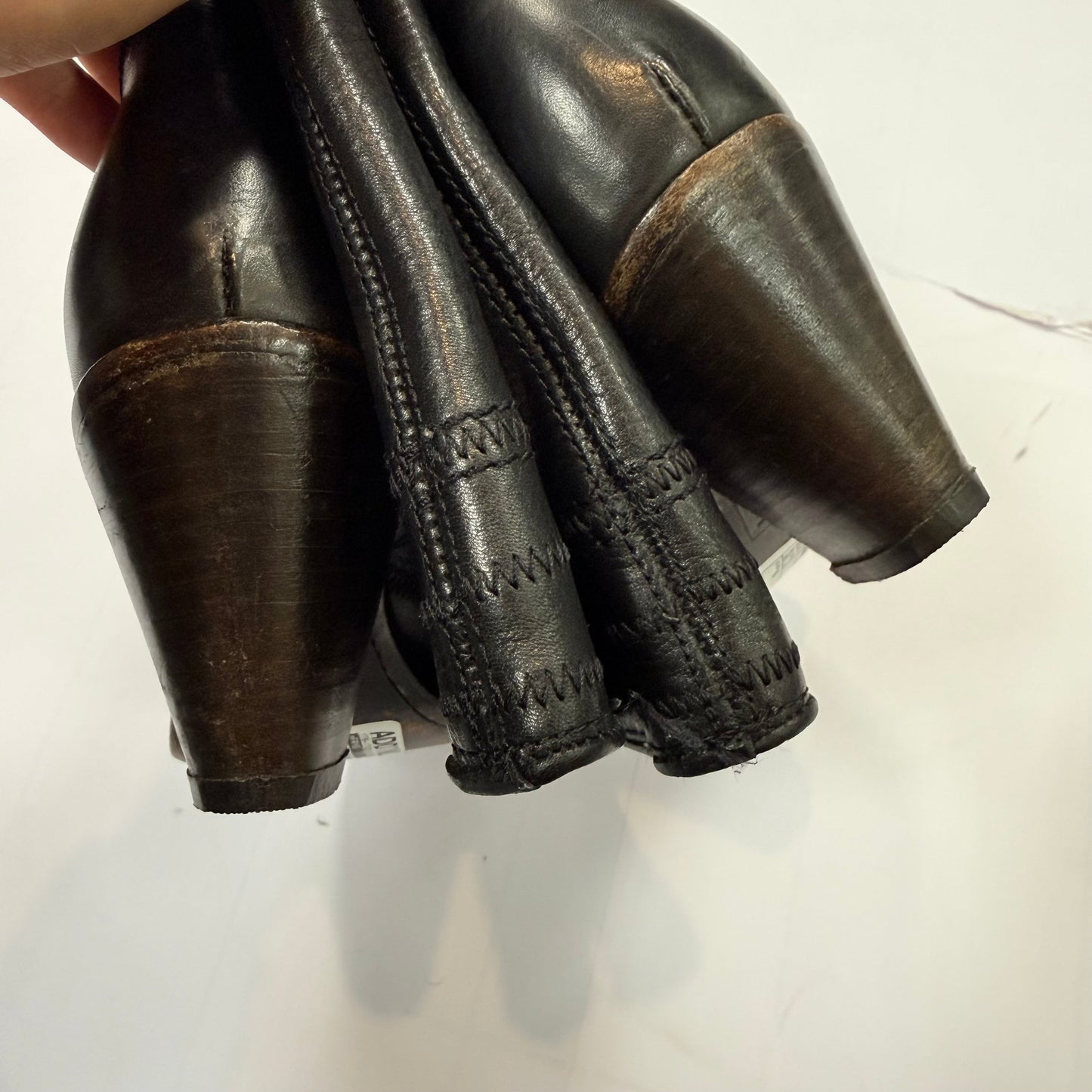 Boots Designer By Frye In Black, Size: 6