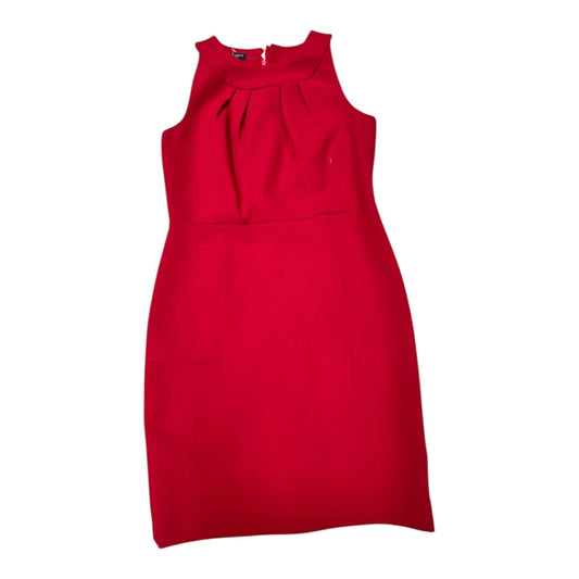 Dress Party Midi By Talbots In Red, Size:10P