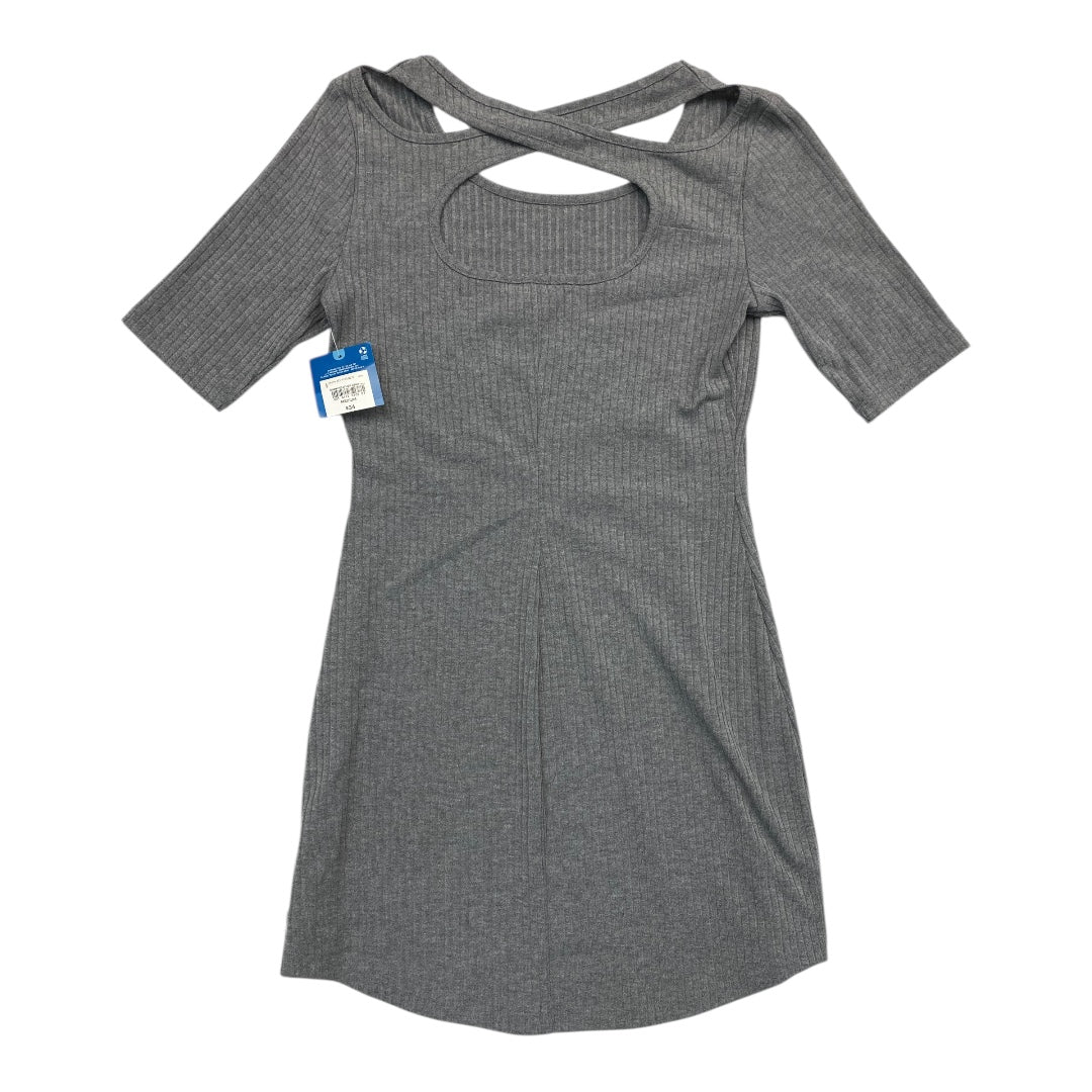 Dress Casual Midi By Arizona In Grey, Size:M