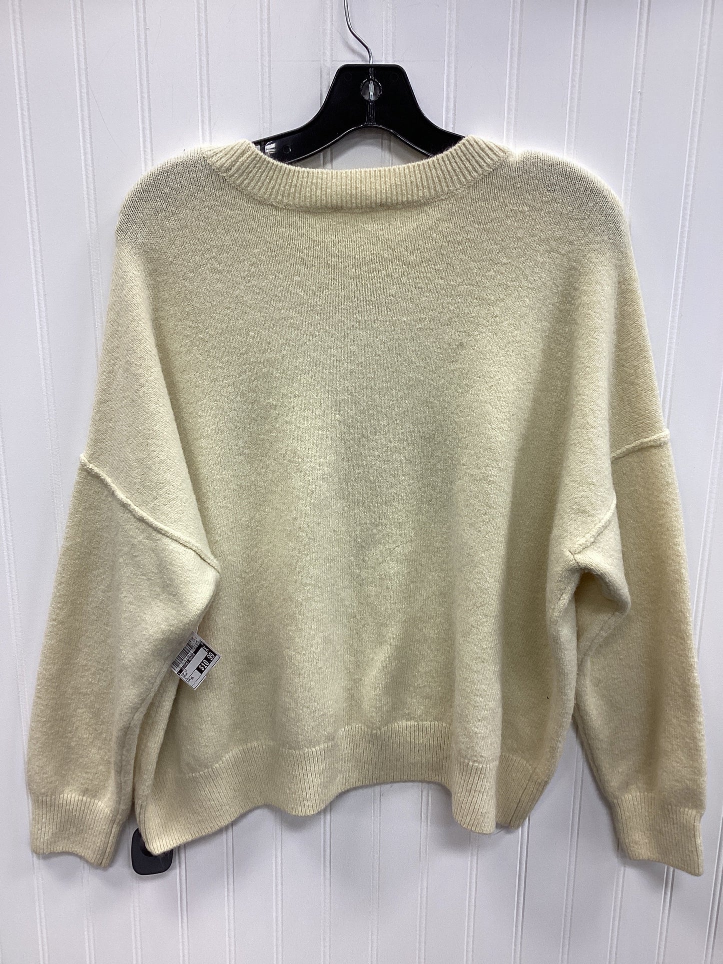 Top Ls By Clothes Mentor In Cream, Size:Xl