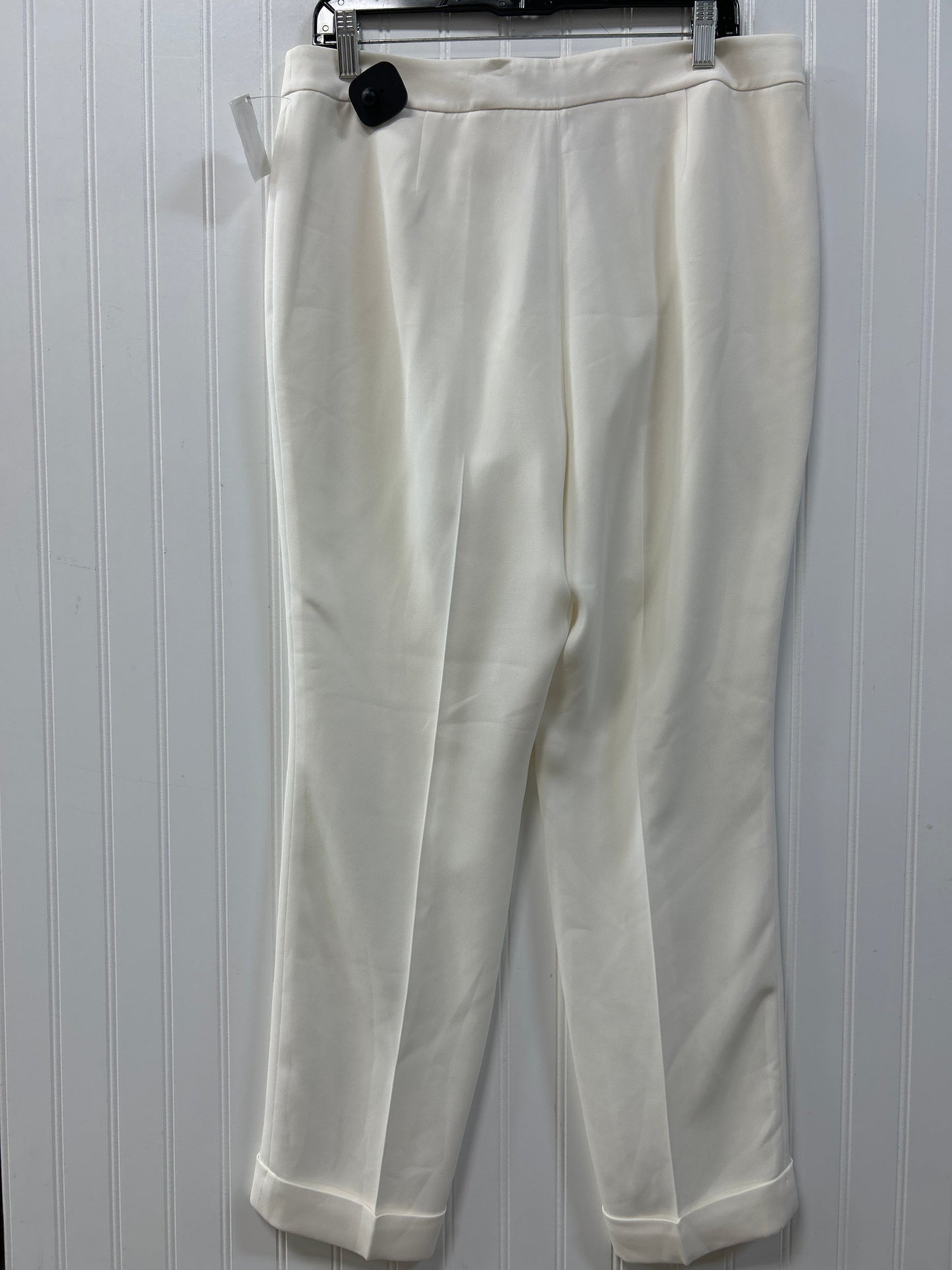 Pants Designer By Lafayette 148 In White, Size:10