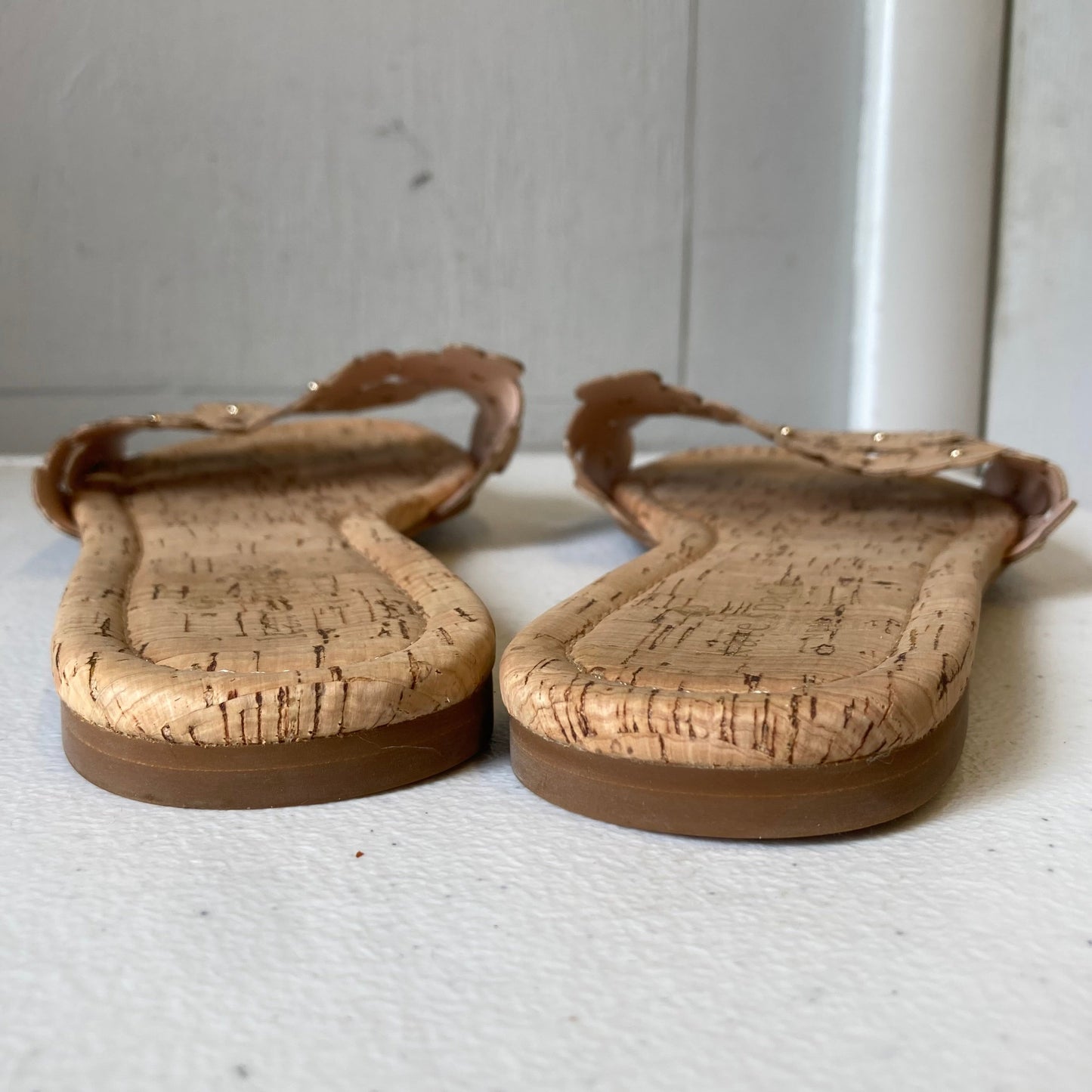 Sandals Designer By Kate Spade In Brown, Size:9