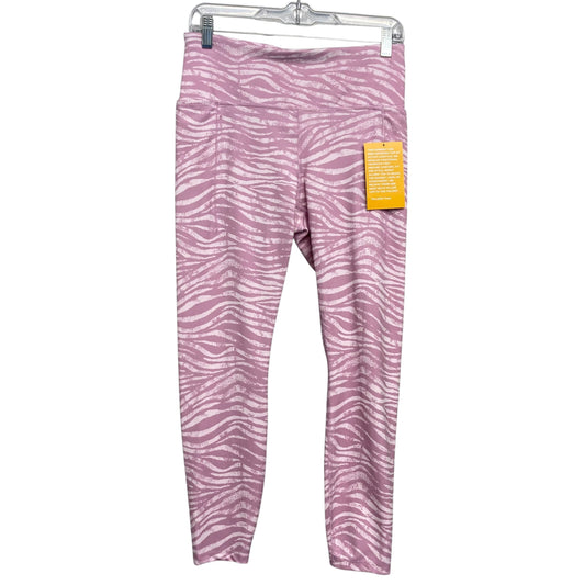 Athletic Leggings By Avia In Pink, Size:M