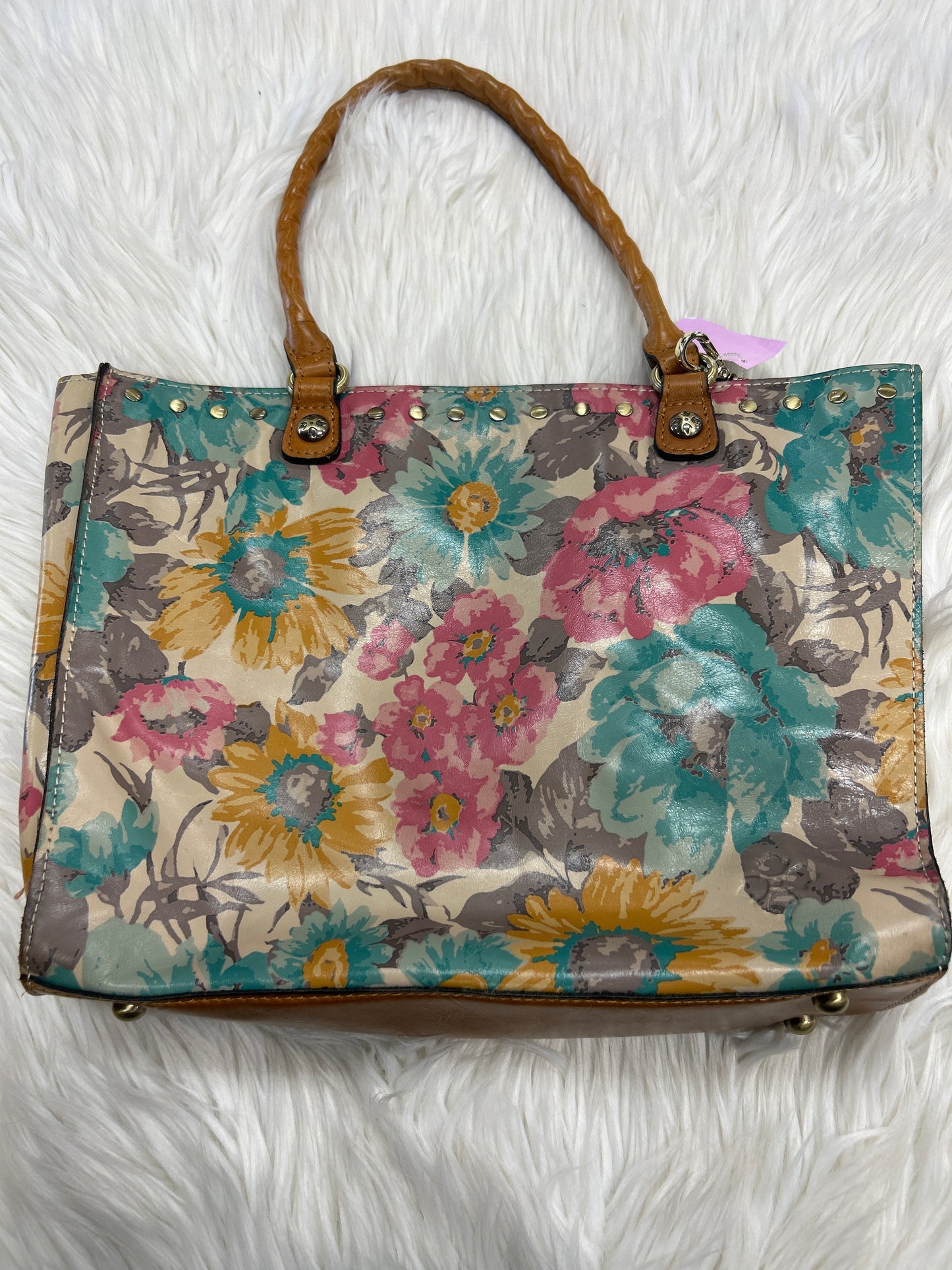 Handbag Designer By Patricia Nash In Floral Print, Size:Large