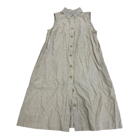 Dress Casual Midi By Duluth Trading In Beige, Size:Xs