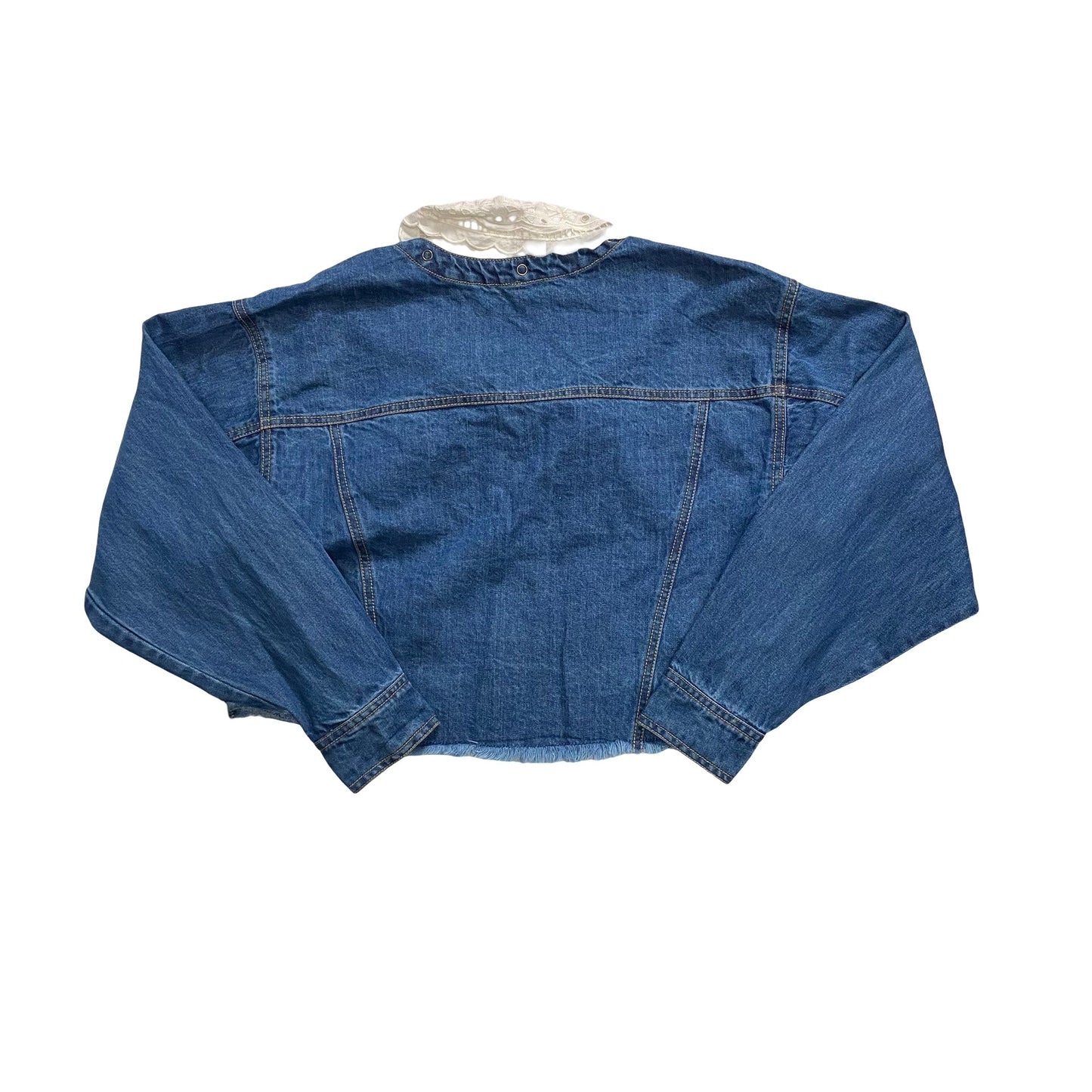 Blazer By Anthropologie In Blue Denim, Size:S
