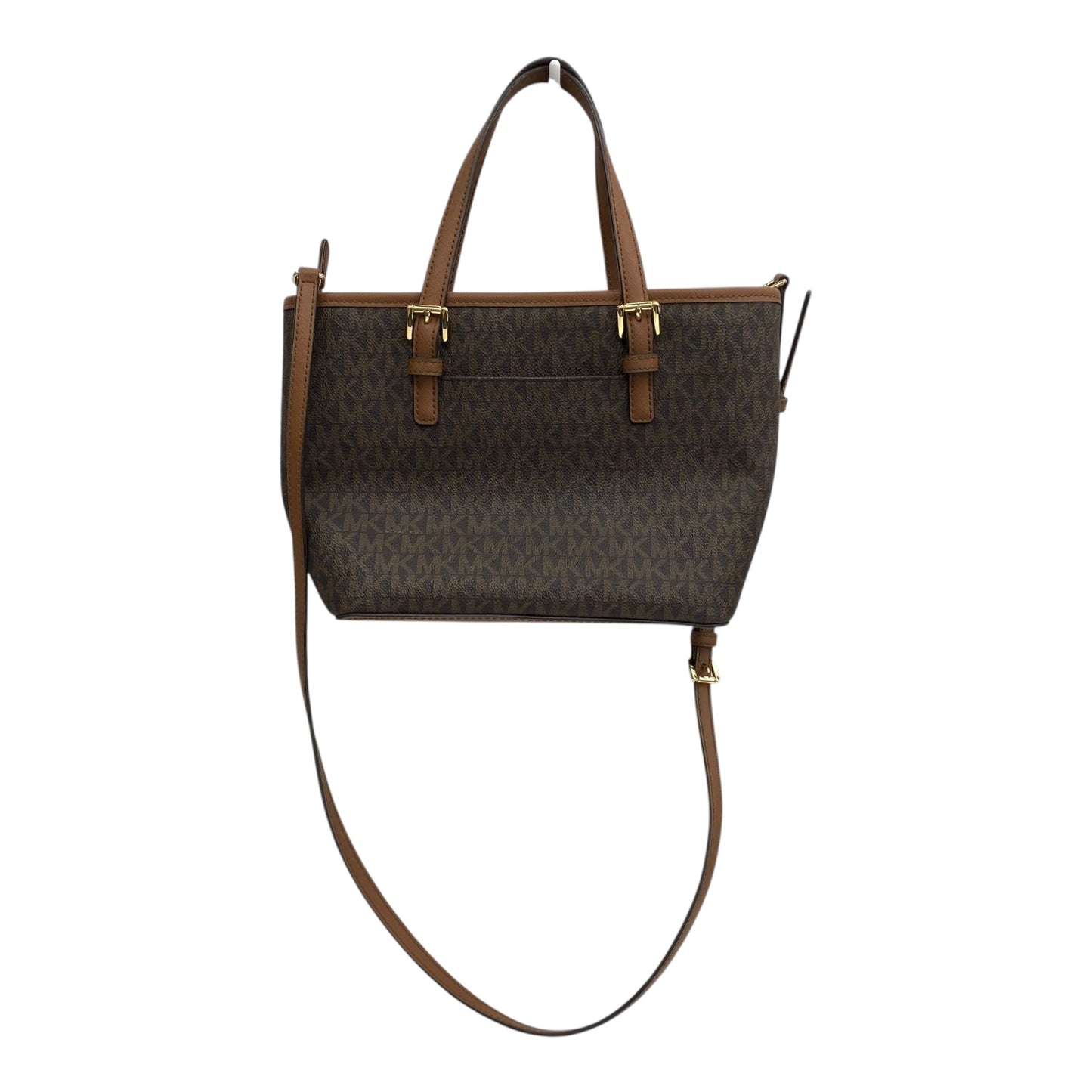 Handbag Designer By Michael Kors In Brown, Size:Small