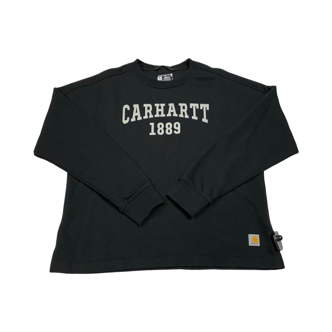 Sweatshirt Crewneck By Carhartt In Black, Size:M